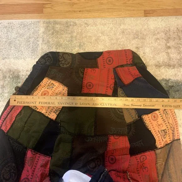 Handmade Dungarees Patchwork Overalls/Jumpsuit BOHO, Hippy, Baggy - Picture 10 of 14